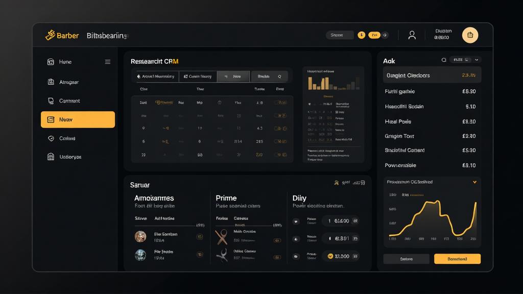 Captura de CRM para barberías y centros de estética - software de gestión empresarial