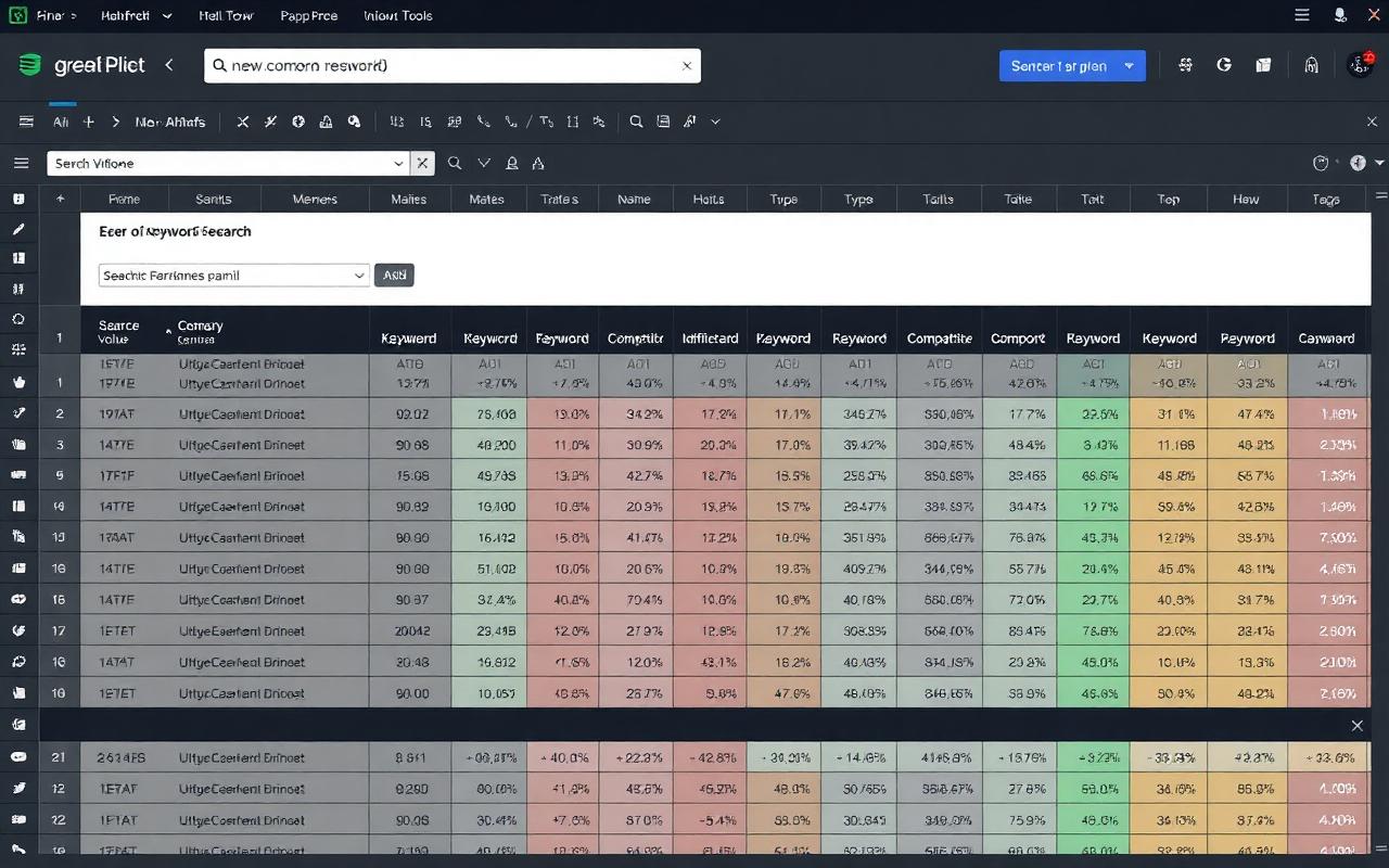 Keyword Research - consultoría SEO profesional Escala Detail